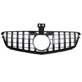 Front Bumper Grill Compatible With Mercedes Benz C Class W204 2007-2014 Front Bumper Grill W204 Grill Gtr Black