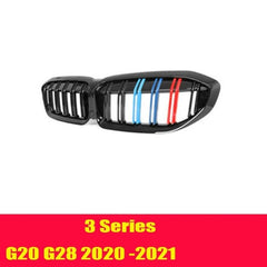 Front Bumper Grill Compatible With Bmw 3 Series G20 2018-2021 Front Bumper Grill M Colour