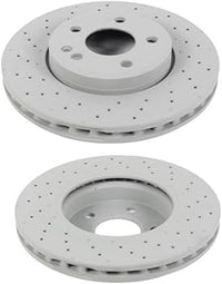 Front Brake Disc Set 2464212512 Compatible With Mercedes Benz W246 W156 W176