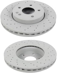 Front Brake Disc Set 2464212512 Compatible With Mercedes Benz W246 W156 W176