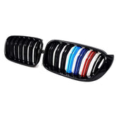 Front Bumper Grill Compatible With Bmw X3 F25 2014-2018 Front Bumper Grill M Colour