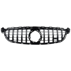 Front Bumper Grill Compatible With Mercedes Benz C Class W205 2019-2022 Front Bumper Grill W205 Grill Gtr Silver Lci
