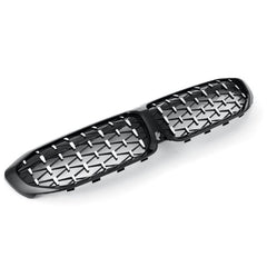 Front Bumper Grill Compatible With Bmw 3 Series G20 2018-2021 Front Bumper Grill Diamond Black And Chrome