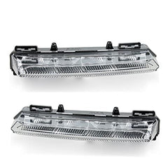 Fog Lamp Fog Light Drl Led Left 2049069100 & Right 2049069200 Compatible With Mercedes B Class W246 2012-2018 Tag No.104