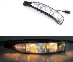 Dynamic Turn Signal LED Mirror Light Left 2198200521 & Right 2198200621 Compatible with MERCEDES-BENZ CLS (C219) & E-CLASS (W211) & S-CLASS (W221, V221) Tag-MLM-104