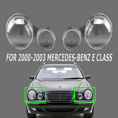 Front Headlight Glass Compatible with MERCEDES BENZ E-CLASS W210 (2000-2003)