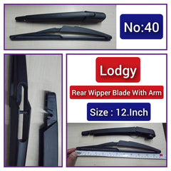Rear Wiper Blade (12 Inch) With Arm Compatible with Renualt Lodgy Tag-WBR-40