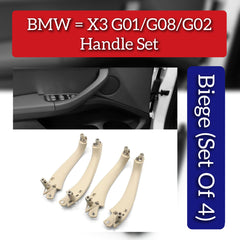 BMW X3 G01 handle set designed to give your car interior a good look and to feel comfortable while holding. Actually, in most aspects, the combination of style and functionality is something that can hardly be rivaled.