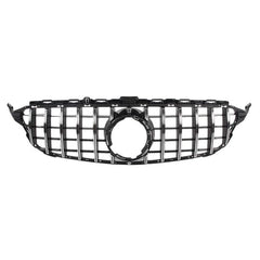 Front Bumper Grill Compatible With Mercedes Benz C Class W205 2019-2022 Front Bumper Grill W205 Grill Gtr Silver Lci