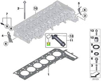 Coolant Pipe Elbow Packing (Gasket) 249.690 11127810712 Compatible With BMW 1-SERIES (F20) 3-SERIES (E90) 3-SERIES (F30, F80) 3-SERIES Gran Turismo (F34) 5-SERIES (F10) X1 (E84) X3 (F25)