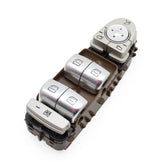 Window Switch Main Compatible With Mercedes C Class Window Switch Main C Class W205 2016 Glc W253 2016 E Class W213 2018 Brown