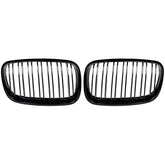 Front Bumper Grill Compatible With Bmw X5 E70 2006-2013 X6 E71 2007-2014 Front Bumper Grill Glossy Black