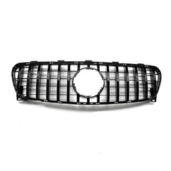 Front Bumper Grill Compatible With Mercedes Gla W156 X156 2017-2020 Front Bumper Panamericana Grill W156 Grill Gtr Black Lci