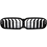 Front Bumper Grill Compatible With Bmw 5 Series G30 2021 Front Bumper Grill Glossy Black