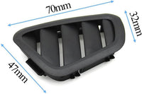 Mercedes Benz 205 Front AC Vent Dashboard Left & Right Set 2058804505 Black