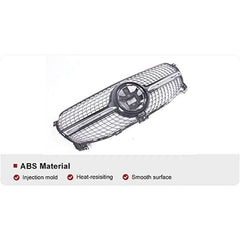 Front Bumper Grill Compatible With Mercedes Gle W167 X167 2019-2023 Front Bumper Panamericana Grill W167 Grill Diamond Black Dynamic Gle