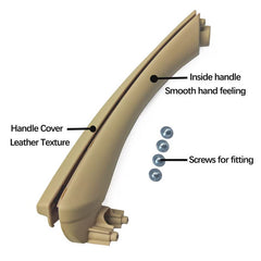 Door Handle Compatible with BMW 3 Series Door Handle 3 Series E90 2004-2012 Beige Outer