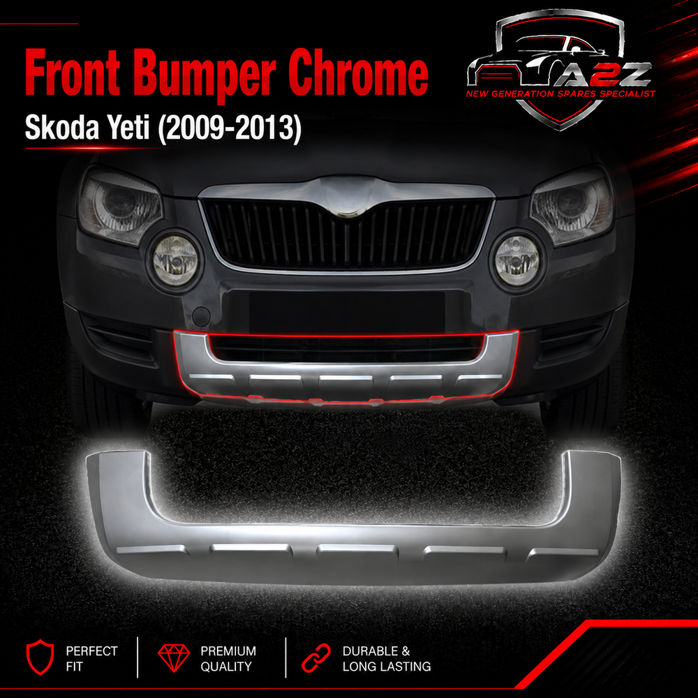 Front Bumper Chrome 5L0807733 Compatible With Skoda Yeti (2009-2013) Tag No.179