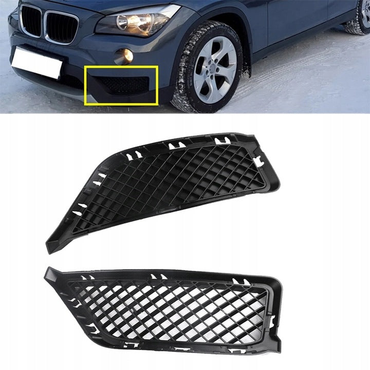 Front Bumper Grille Right 51117303756 51117303756B & Left 51117303755 51117303755B Compatible With BMW X1 (E84) Tag No.417