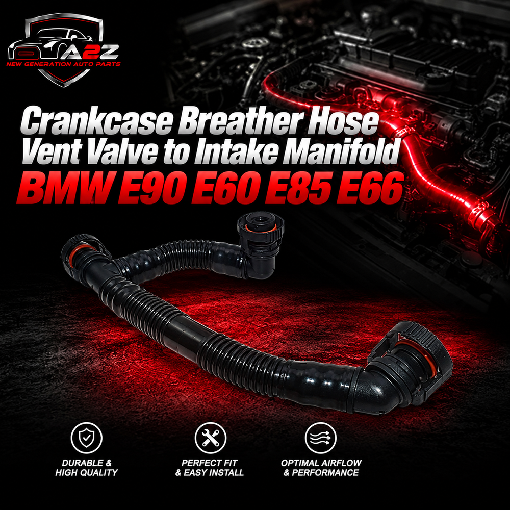 Crankcase Breather Hose Vent Valve to Intake Manifold 11617559530 Compatible With BMW E90 E60 E85 E66