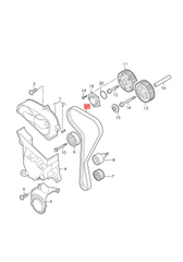 Timing Belt Kit CT1167K1 04E198119 Compatible With SKODA OCTAVIA III (5E3, NL3, NR3) (CONTINENTAL)