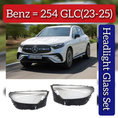 Headlight Glass Set Compatible With Mercedes Benz (X254) GLC-Class (2023-2025)