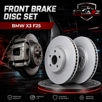 Front Brake Disc Set 34106787490 34106879122 Compatible With BMW X3 F25