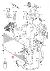AC Condenser 4F0260403Q Compatible with AUDI A6 C6 (4F2) | A6 / S6