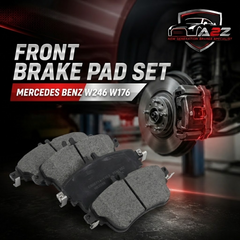 Front Brake Pad Set 0084200420 Compatible With Mercedes Benz W246 W176