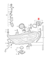 LED LEFT Headlight Daytime Running Light Module 82A998473 Compatible With AUDI A1 S1 Tag No.248
