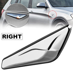 Front Side Fender Trim Chrome Left 51117338569 & Right 51117338570 Compatible With BMW X3 (F25) Tag No.66