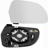 Side Rearview Wing Side Mirror Glass Left 8U0857535 & Right 8U0857536 Compatible With AUDI A3 & A4 B8 (8K2) | A4 / S4 & A6 C6 (4F2) | A6 / S6 & A8 D3 (4E2, 4E8) | A8 / S8 | A8L & Q3 (8UB, 8UG)