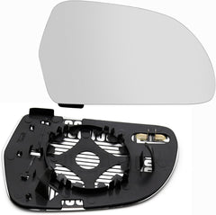 Side Rearview Wing Side Mirror Glass Left 8U0857535 & Right 8U0857536 Compatible With AUDI A3 & A4 B8 (8K2) | A4 / S4 & A6 C6 (4F2) | A6 / S6 & A8 D3 (4E2, 4E8) | A8 / S8 | A8L & Q3 (8UB, 8UG)