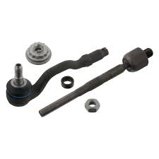 Front Steering Tie Rod End Head Assembly (Rack End & Tie Rod End) Right & Left Set 32106793496 Compatible With  BMW X5 (E53) & X5 (E70) & X6 (E71, E72)