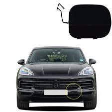 Front Bumper Tow Towing Cap Cover Hook Left 9Y0807155G2X Right 9Y0807156G2X Compatible with PORSCHE CAYENNE 2020