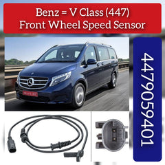 Front Left/Right ABS Wheel Speed Sensor 4479050001 4479053402 4479059401 A4479050001 A4479053402 A447905940 Compatible With MERCEDES-BENZ V-CLASS W447 | VALENTE