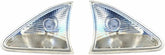 Fog Lamp Fog Light Left 2518200956 & Right 2518201056 Compatible With MERCEDES-BENZ R-CLASS (W251, V251)
