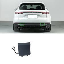 Front Bumper Tow Towing Cap Cover Hook Left 9Y0807499 Right 9Y0807500 Compatible with PORSCHE CAYENNE 2020