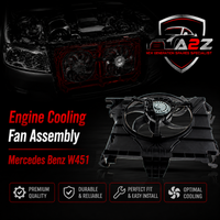 Engine Cooling Fan Assembly 0002009323 Compatible With mercedes Benz W451