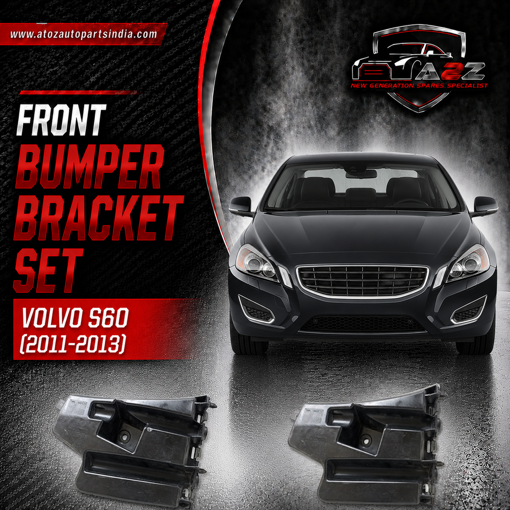 Front Bumper Bracket Left 30795049 & Right 30795048 Compatible With VOLVO S60 (2011-2013) Tag No.2710