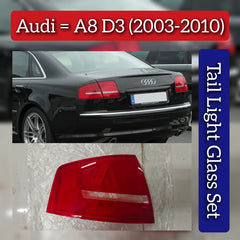 Tail Light Glass Compatible Audi A8 D3 (2003-2010)