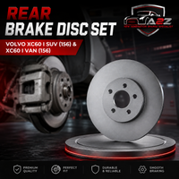 Rear Brake Disc Set 31277357 31381987 31410569 31471033 Compatible With VOLVO XC60 I SUV (156) & XC60 I VAN (156)