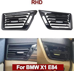 Black Ac Vent Grille Left & Right 64229258356 64229258355 Compatible With BMW X1 E84