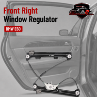 Front Right Window Regulator 51337184384 Compatible With BMW E60