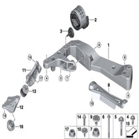 Transmission Mounting 22326878313 Compatible With BMW X3 G01 & X4 G02 & X5 G05