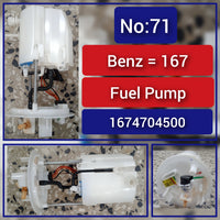 Fuel Pump 1674704500 Compatible With MERCEDES-BENZ GLE (V167) & GLE Coupe (C167) & GLS (X167) Tag No.71