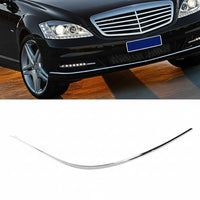 Front Bumper Chrome Left 2218850121 & Right 2218850221 Compatible With MERCEDES BENZ S-CLASS W221 2009-2013 Tag No.143
