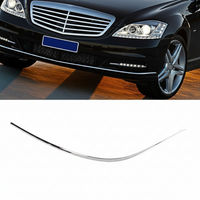 Front Bumper Chrome Left 2218850121 & Right 2218850221 Compatible With MERCEDES BENZ S-CLASS W221 2009-2013 Tag No.143