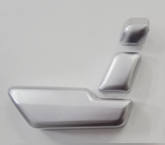 Seat Adjustment Buttons Mat Chrome ( L.H 2048700081 2129059600 1669053900 & R.H 2048700181 2129059700 1669054000) Compatible with MERCEDES-BENZ C-CLASS W204 & E-CLASS W212 C207 & GL-CLASS W166 & M-CLASS W166