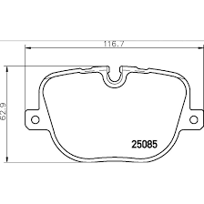 Rear Brake Pad LR025739 2508501 P44025 Compatible With LAND ROVER RANGE ROVER SPORT I L320